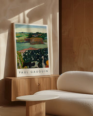 After Hover: Paul Gauguin - Museum-Poster Heuhaufen in der Bretagne
