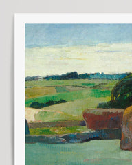 After Hover: Paul Gauguin - Museum-Poster Heuhaufen in der Bretagne
