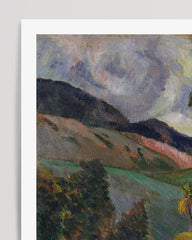 After Hover: Paul Gauguin - Museum-Poster Tahitianische Landschaft