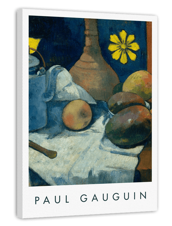 Paul Gauguin - Museum-Poster Stillleben mit Tee-Kanne und Früchten