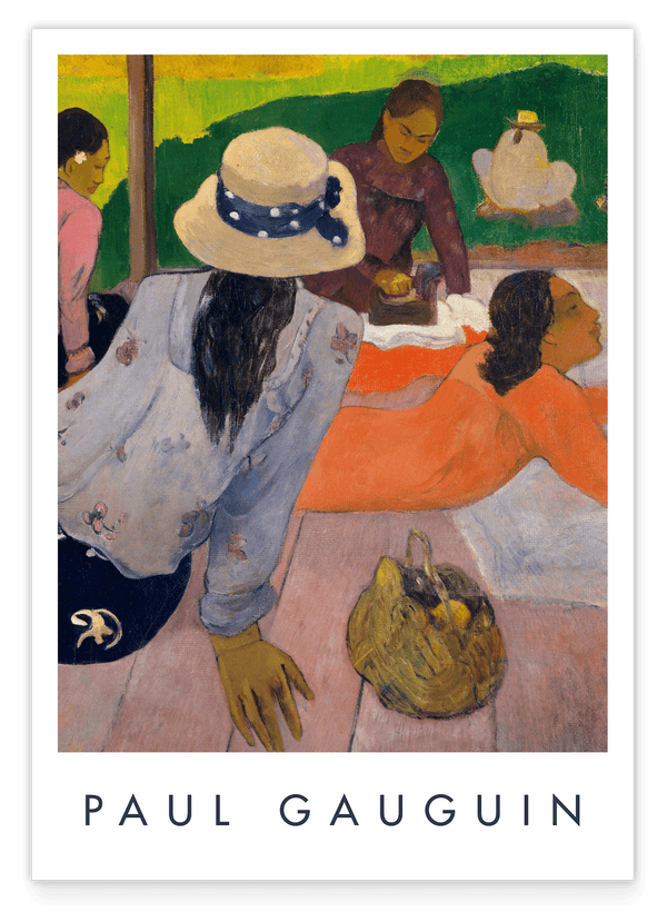 Paul Gauguin - Museum-Poster Die Siesta