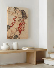 After Hover: Egon Schiele - Zwei sich umarmende Frauen