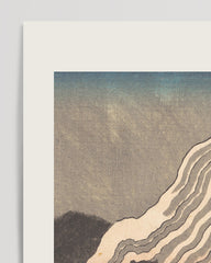 After Hover: Katsushika Hokusai - Museum-Poster Gedicht von Minamoto no Muneyuki Ason