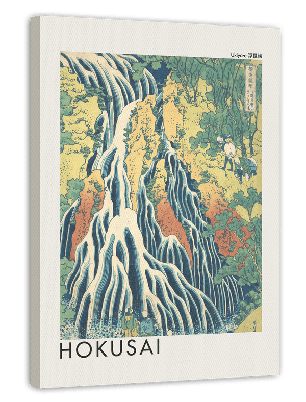 Katsushika Hokusai - Museum-Poster Kirifuri-Wasserfall am Kurokami-Berg in Shimotsuke