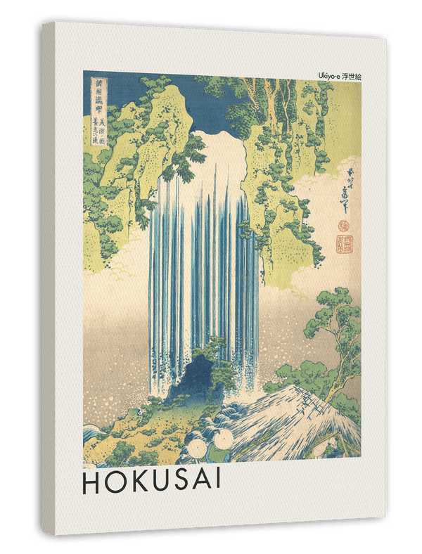 Katsushika Hokusai - Museum-Poster Yōrō-Wasserfall in der Provinz Mino (Mino no Yōrō no taki)