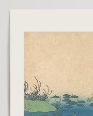 After Hover: Katsushika Hokusai - Museum-Poster Gedicht von Funya no Asayasu