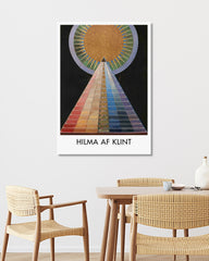 After Hover: Hilma af Klint - Museum-Poster II No 1 - Group X - Altarpieces