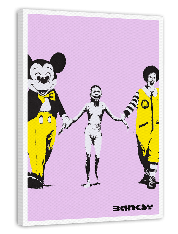 Banksy - Museum-Poster Gesellschaftskritik - Popkultur
