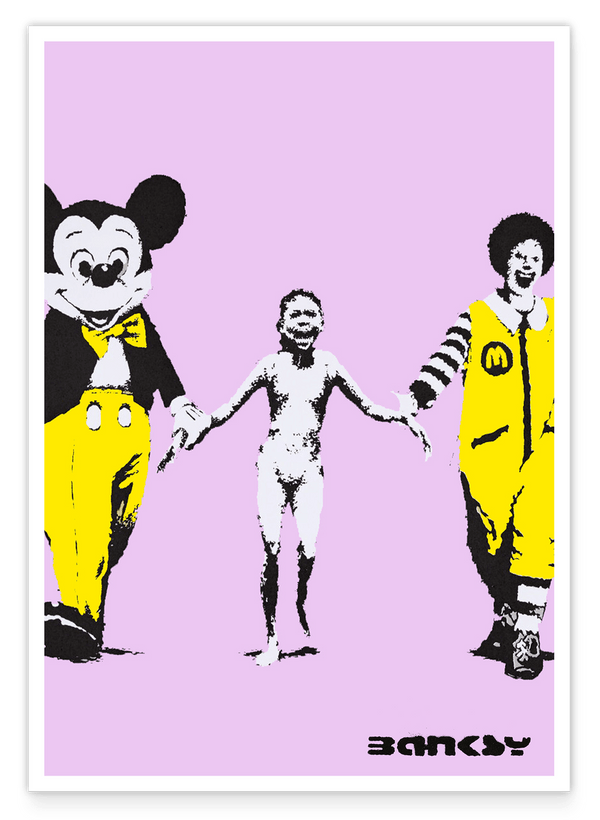 Banksy - Museum-Poster Gesellschaftskritik - Popkultur