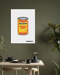 After Hover: Banksy - Museum-Poster Dose Tomato Soup
