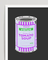 After Hover: Banksy - Museum-Poster I Pop-Art Dosen Tomato Soup