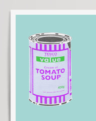 After Hover: Banksy - Museum-Poster II Pop-Art Dosen Tomato Soup