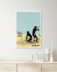 After Hover: Banksy - Museum-Poster Konsumkritik und Kolonialismus