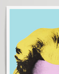 After Hover: Banksy - Museum-Poster Kate Moss im Pop-Art Stil von Marilyn Monroe