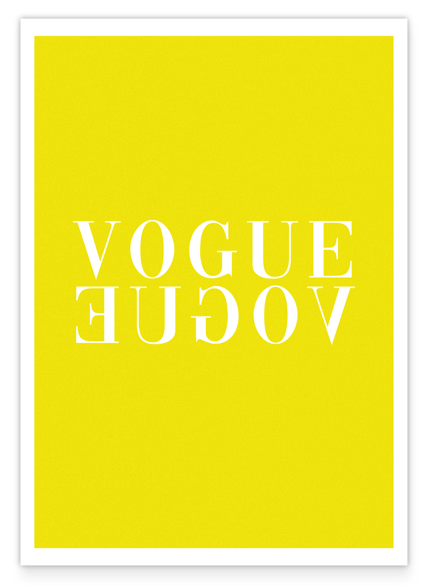Vogue - Mode - Gelb