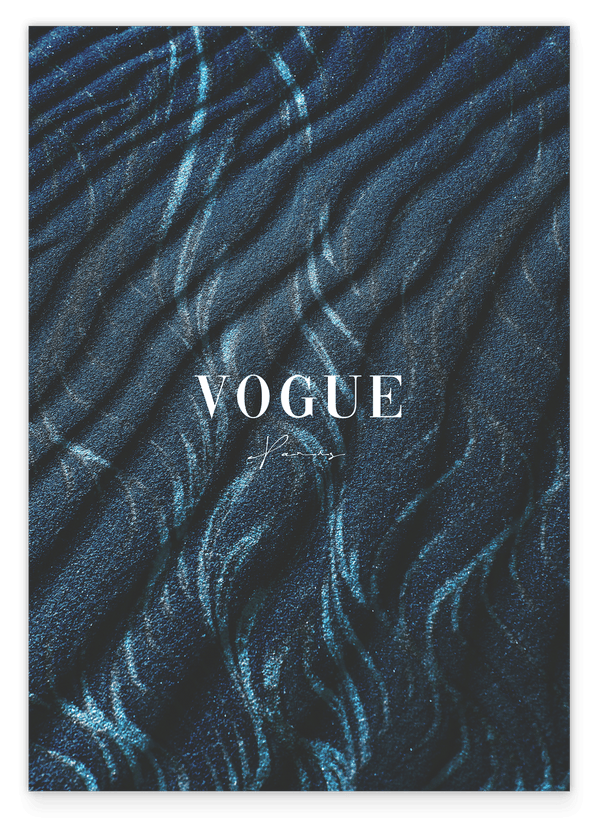 Mode Vogue Paris mit dunklem Muster