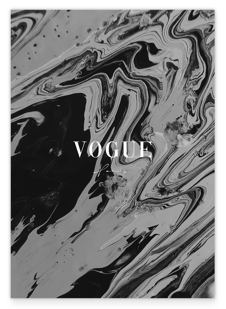 Vogue - Mode - Schwarz-Weiß