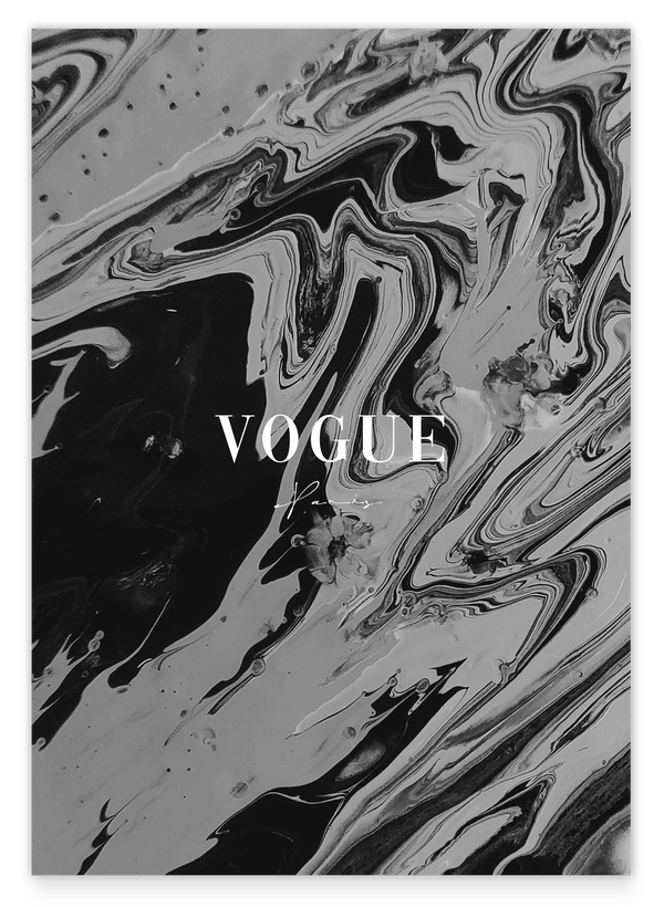Vogue - Mode - Schwarz-Weiß