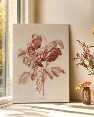 After Hover: Blumenzeichnung