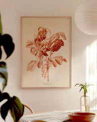 After Hover: Blumenzeichnung