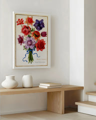 After Hover: Bunter Blumenstrauß mit Anemonen