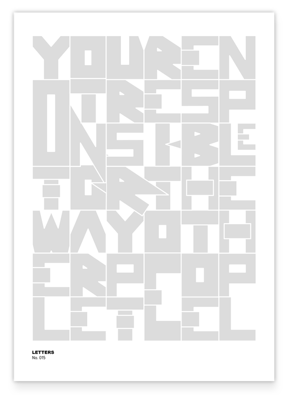 Letters No. 015 - Grau