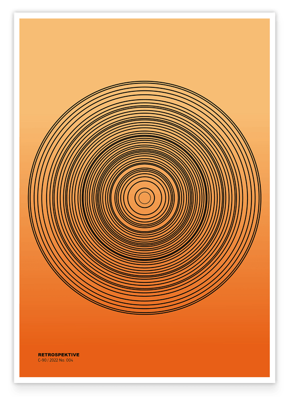 Retrospektive - No. 004 - Kreise in Schwarz