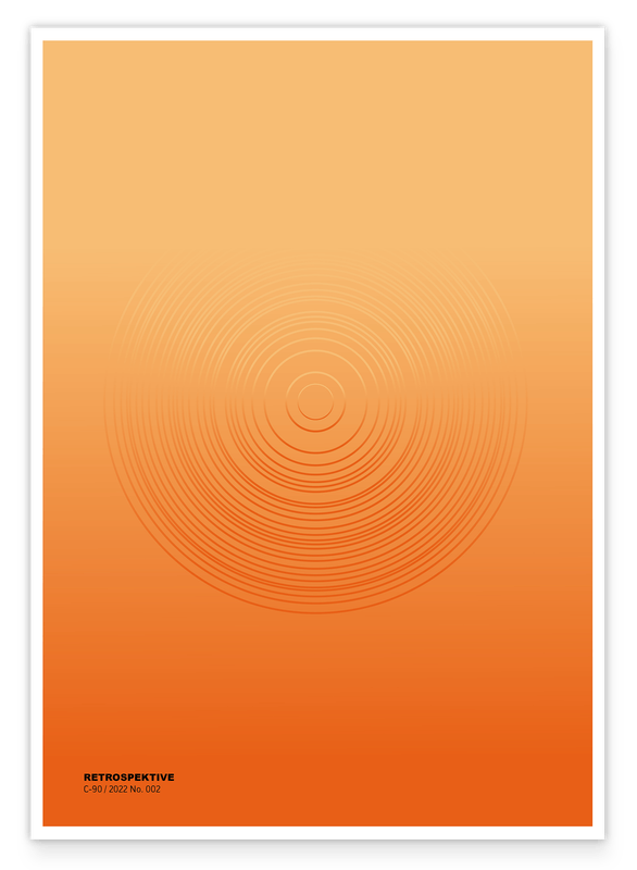 Retrospektive - No. 002 - Kreise in Orange