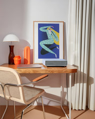 After Hover: Tarot Illustration "The Fool" in Blau - Der Narr