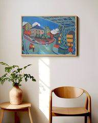 After Hover: Ernst Ludwig Kirchner - Eisenbahnüberführung Löbtauer Straße in Dresden