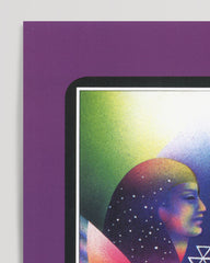 After Hover: Tarot Kunstdruck - The Lovers - Herz Prisma mit Rosen