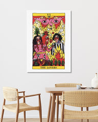 After Hover: Kreative Illustration im Tarot Stil - The Lovers