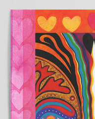 After Hover: Tarot - The Lovers - Farbenfrohe spirituelle Zeichnung