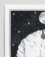 After Hover: Tarot - The Hermit - Frau in der Muschel "Die Einsiedlerin"