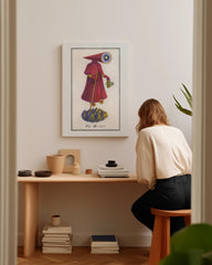 After Hover: Tarot - The Hermit - Fantasie Zeichnung "Der Einsiedler"