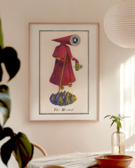 After Hover: Tarot - The Hermit - Fantasie Zeichnung "Der Einsiedler"