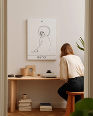 After Hover: Justice - Die Gerechtigkeit - Tarot inspiriert & modern interpretiert