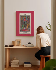 After Hover: Der Teufel - Tarotkarte "The Devil" mit Hörnern