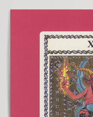 After Hover: Der Teufel - Tarotkarte "The Devil" mit Hörnern