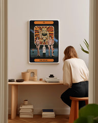 After Hover: The Devil - Spirituelle Tarot Zeichnung mit Mann und Frau