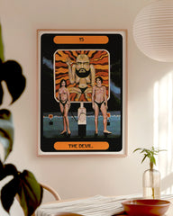 After Hover: The Devil - Spirituelle Tarot Zeichnung mit Mann und Frau