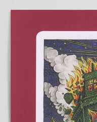 After Hover: Tarot Karte The Tower - Turm in Flammen