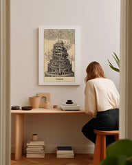 After Hover: The Tower - Der Turm Tarot Zeichnung