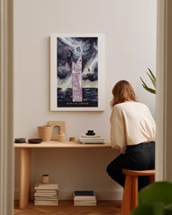 After Hover: Tarot - The Tower - Gewitter über dem Meer