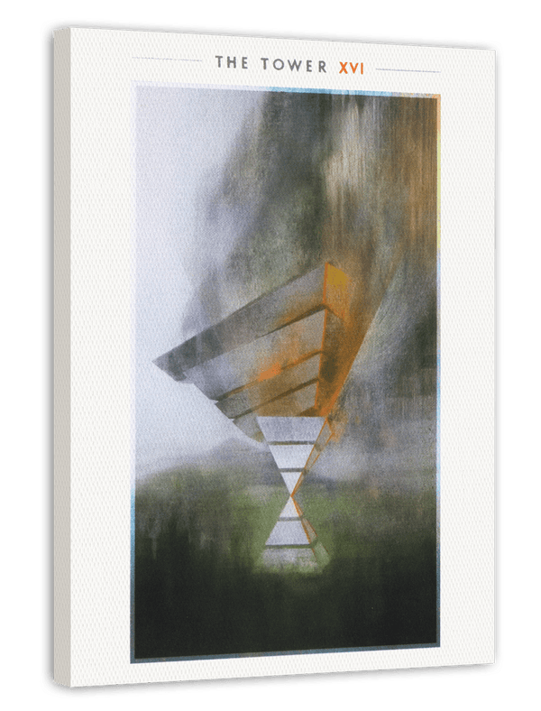 Tarot Karte abstrakt - The Tower