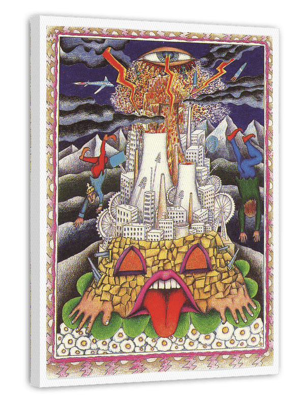 Tarot Karte - The Tower - Spirituelle Wanddekoration
