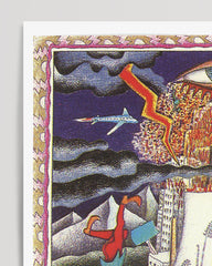 After Hover: Tarot Karte - The Tower - Spirituelle Wanddekoration