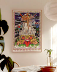 After Hover: Tarot Karte - The Tower - Spirituelle Wanddekoration