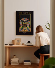 After Hover: Tarot Temperance - "Die Mäßigkeit" mit Schmetterling