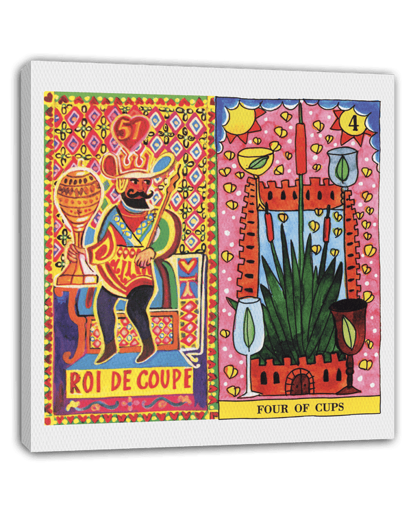 Tarot - Roi de Coupe / Four of Cups